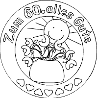 Alles Gute 60-Mandala
