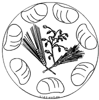 Brot Getreide-Mandala