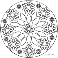 Blüten Mandala