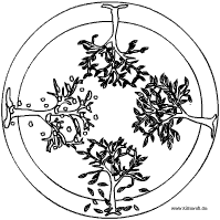 Baum Jahreszeiten Mandala
