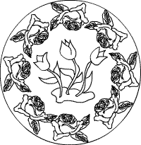 Rosen-Tulpen-Mandala