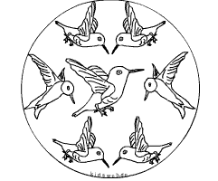 Kolibri-Mandala