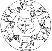Wolf-Mandala