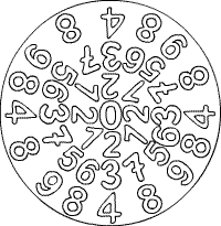 Zahlen-Mandala