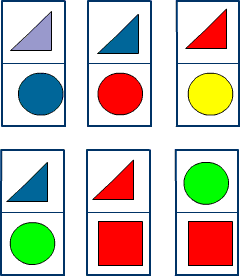 Farben und Formen Domino
