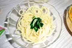 Grüne Spagetti