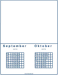 September/Oktober