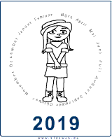 Mädchen-Kalender 2019