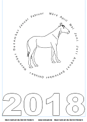 Pferdekalender 2018