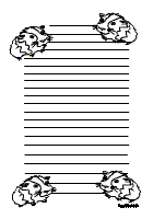 Meerschweinchen-Briefpapier