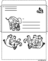 Elefanten-Briefumschlag