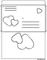 Briefumschlag Herzchen