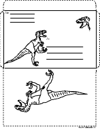 T-Rex-Briefumschlag