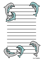Delfin Briefpapier