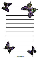 Schmetterlings-Briefpaier