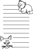 Briefpapier Katze