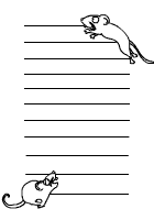 Mäusebriefpapier
