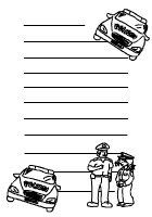 Polizei Briefpapier