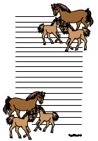 Pony-Briefpapier