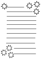 Sternen Briefpapier