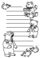 Teddy-Briefpapier