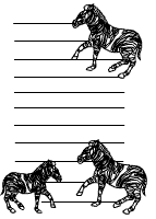 Zebra Briefpapier