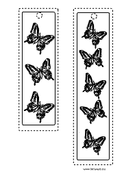 Schmetterlings-Lesezeichen