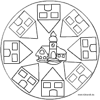 Häuser-Mandala