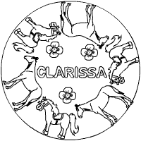 Clarissa-Namen-Mandala