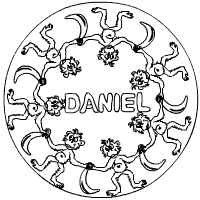 Namen-Mandala Daniel