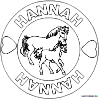 Pferde Mandala Hannah