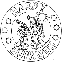 Harry und Hermine Mandala