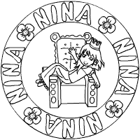 Namen-Mandala Nina