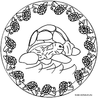 Schildkröten Mandala