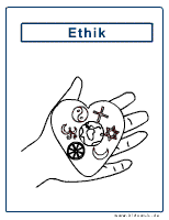 Ethik-Deckblatt zum Ausmalen