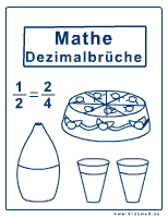 Mathe Dezimalbrüche Deckblatt