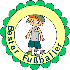 10 Stück Fußball-Medaillen für Kinder mit Deutschland-Bändern 3 Fußball-Anstecknadel.