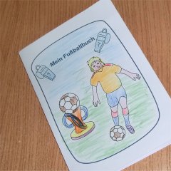 Fußballbuch zum Sammeln von Bildern