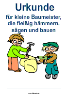 Baumeister-Urkunde
