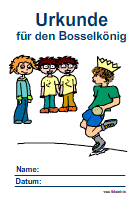 Bosselkönig Urkunde