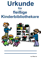 Kinderbibliothekare Urkunde