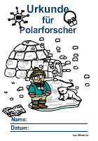 Polarforscher Urkunde