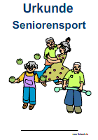 Seniorensport-Urkunde