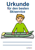 Skiservice Urkunde
