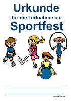 Sportfest-Urkunde