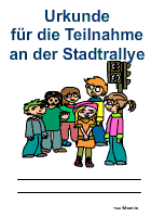 Stadtrallye-Urkunde