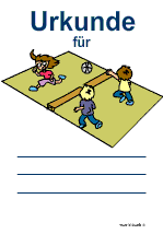 Völkerball-Urkunde
