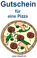 Pizza Gutschein