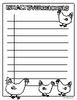 Inhaltsverzeichnis Hühner