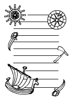 Piraten-Briefpapier